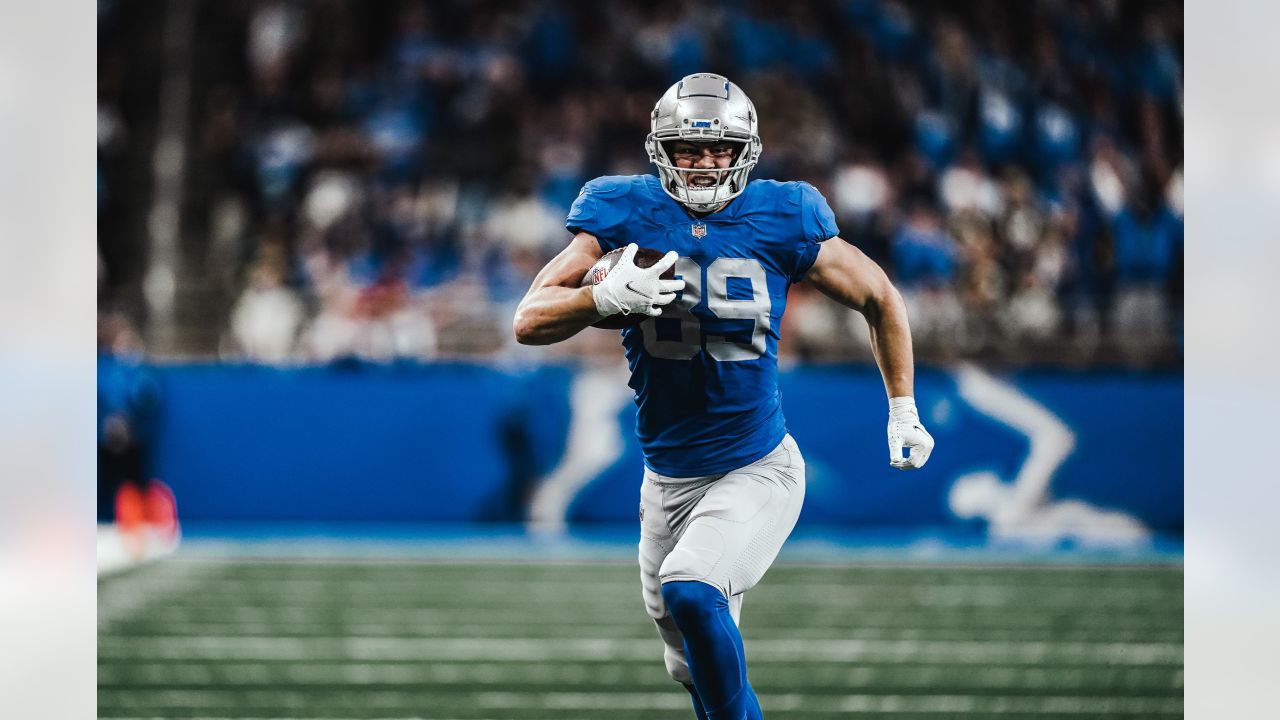 DETROIT, MI - AUGUST 11: Detroit Lions TE Brock Wright (89) in