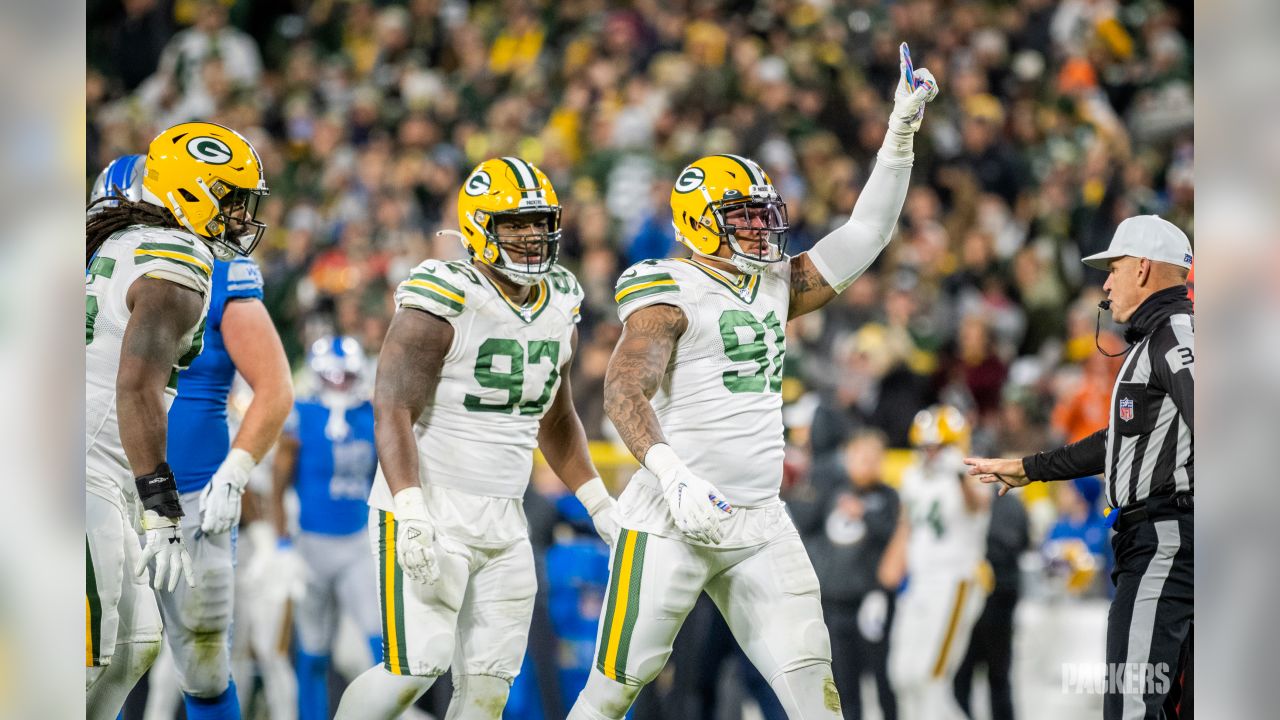 ASHWAUBENON, WI - AUGUST 05: Green Bay Packers wide receiver Allen Lazard  (13) grabs his helmet during Green Bay Packers Family Night at Lambeau  Field, on August 5, 2022 in Green Bay