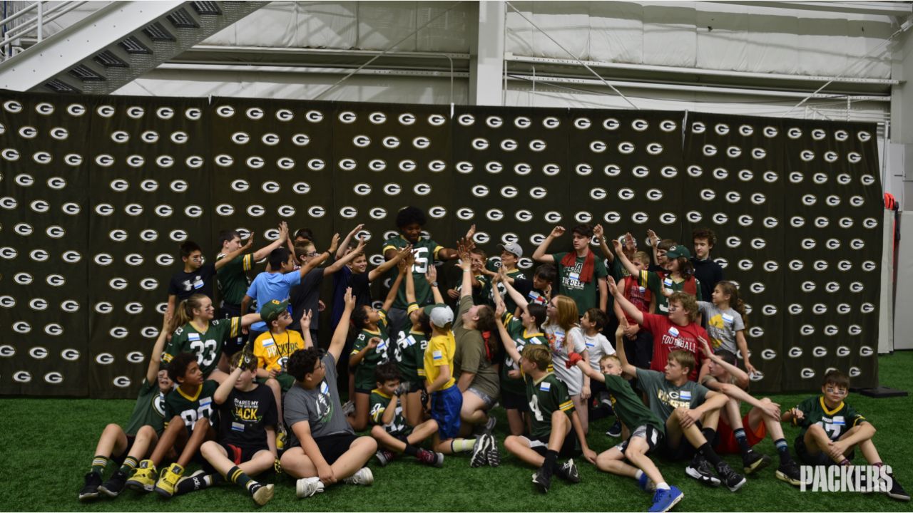 Having a blast at the Junior Power - Green Bay Packers