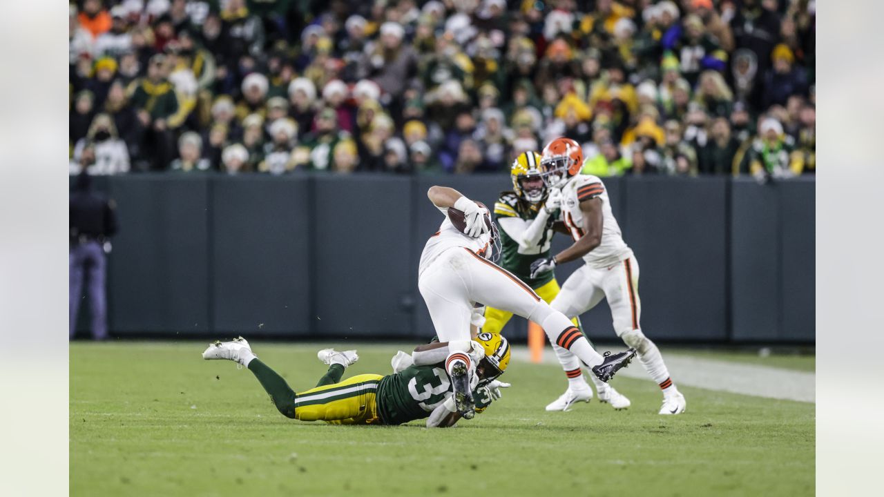 Game notes: Barrage of INTs propels Packers' defense in win over Browns