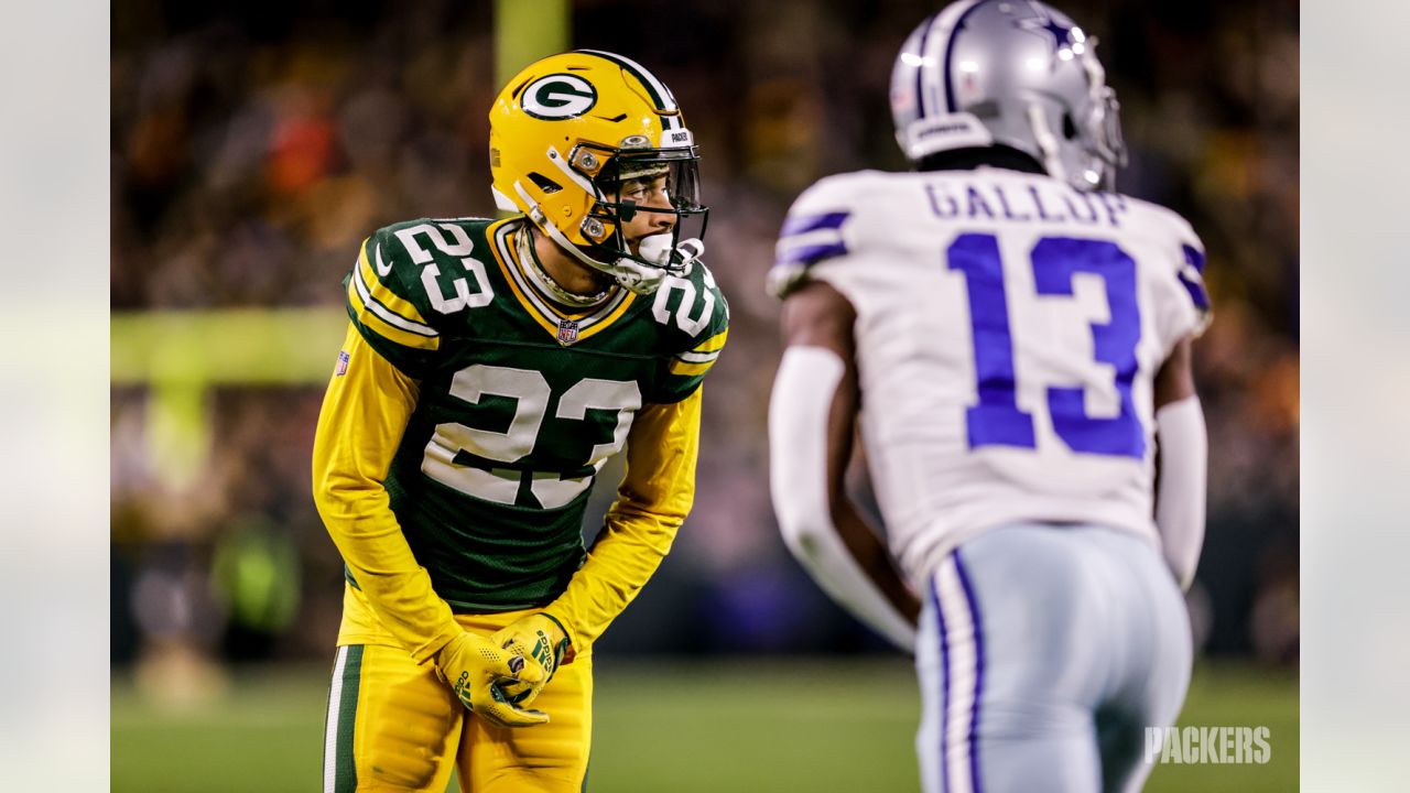 Packers rookie Christian Watson celebrates 58-yard TD with end zone backflip