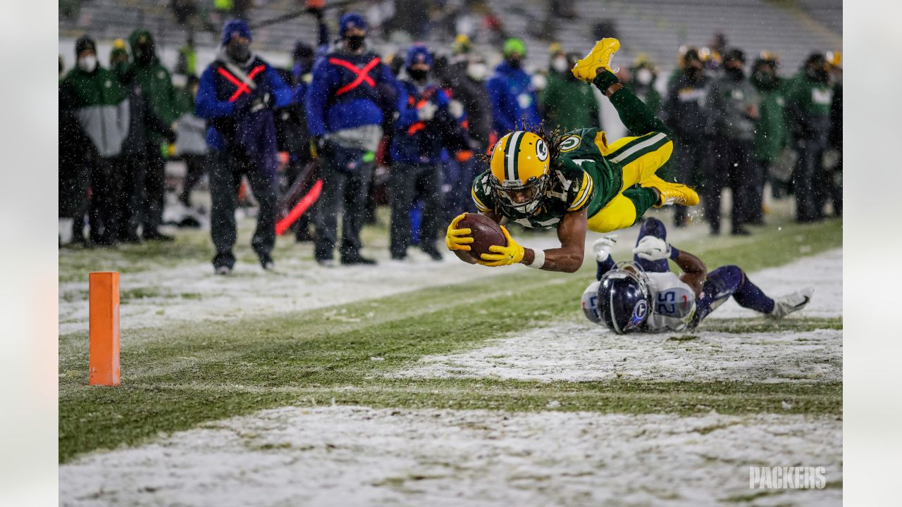 Packers Time Capsule: AJ Dillon plows through the snow in 2020 win