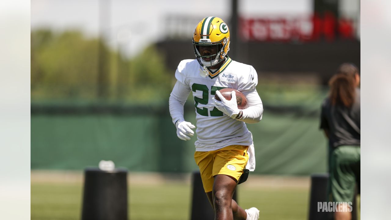 Packers running back A.J. Dillon bobblehead has feature no other