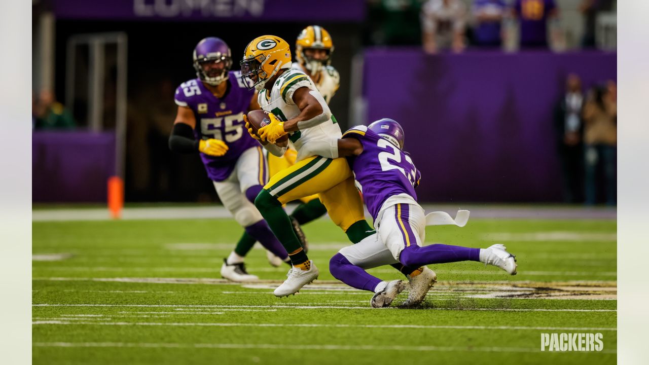 Packers put up 105-yard kickoff return, pick-six in wild first quarter vs  Vikings