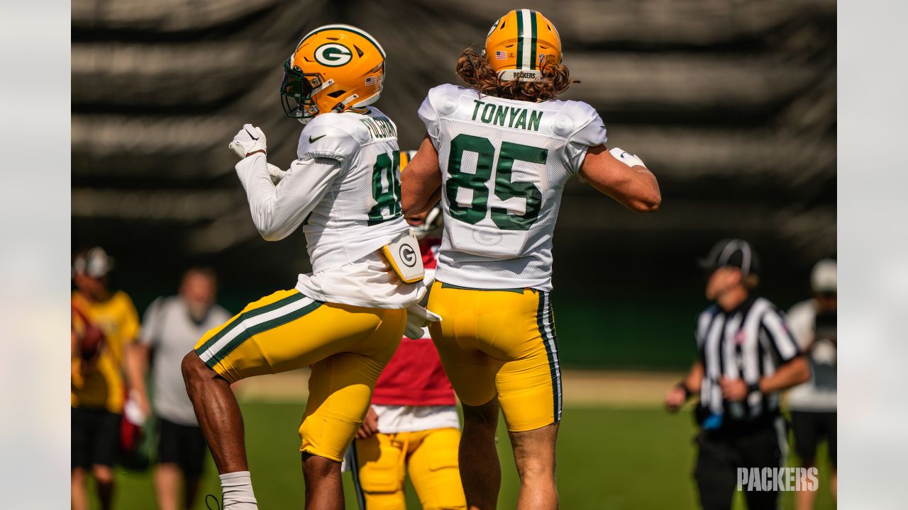 Green Bay Packers defensive tackle Jack Heflin (90) during the first half  of an NFL preseason football game Saturday, Aug 21. 2021, between the New  York Jets and Green Bay Packers in