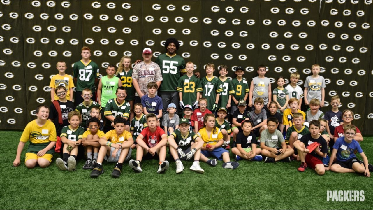 Packers' 22nd annual Junior Power Pack Kids Clinic set for June 1