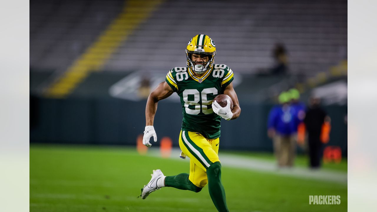 Robert Tonyan Green Bay Packers Unsigned Runs After A Catch