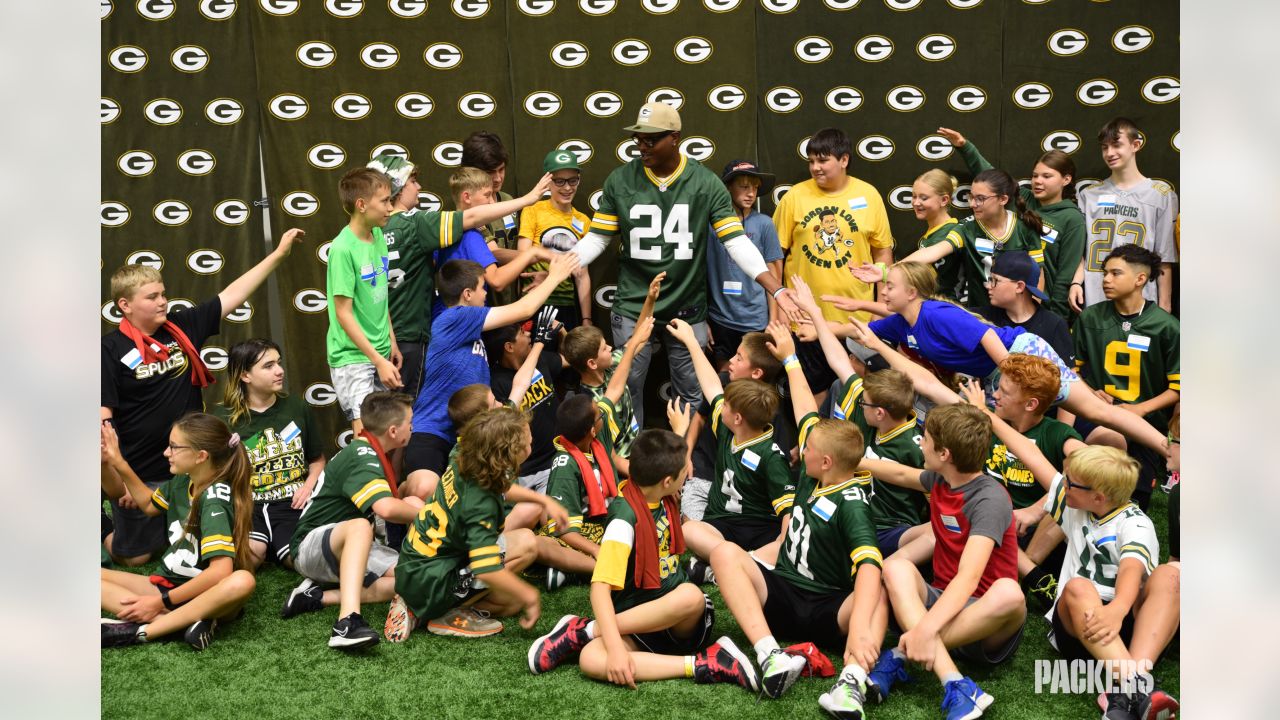 Having a blast at the Junior Power - Green Bay Packers