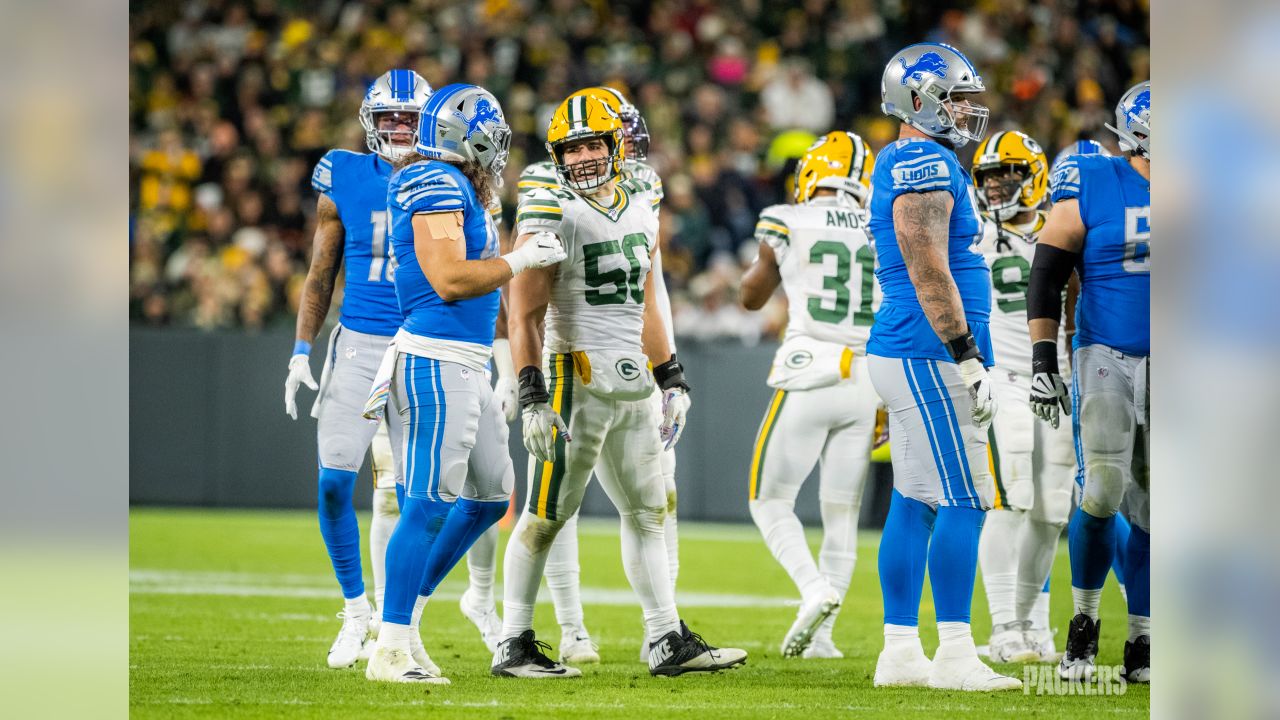 Green Bay Packers wide receiver Allen Lazard catches during pregame of an  NFL football game against the Detroit Lions, Sunday, Nov. 6, 2022, in  Detroit. (AP Photo/Duane Burleson Stock Photo - Alamy