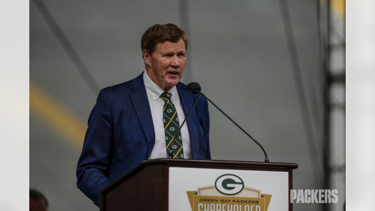 Green Bay Packers shareholder meeting 2023. Interesting Mark Murphy  highlights. ￼ 