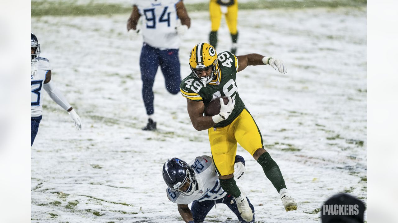 Packers vs. Titans score: Aaron Rodgers, AJ Dillon dominate as Green Bay  rolls over Tennessee in snow game 