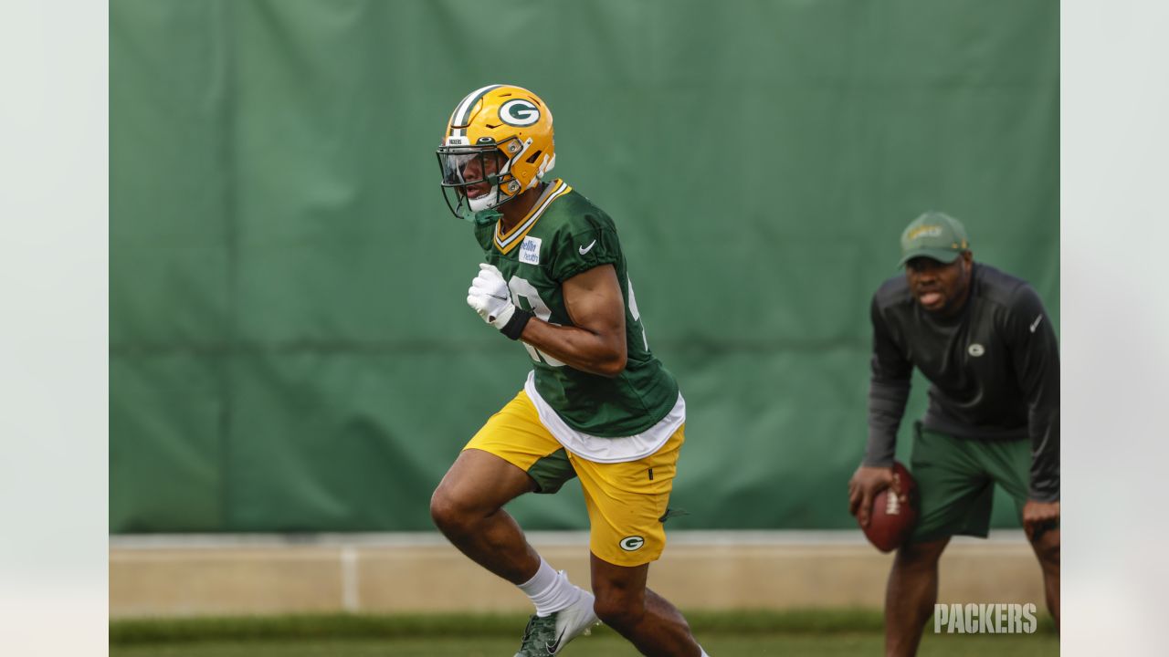 Emphasis on low pad level and high dominance for Packers RB AJ Dillon