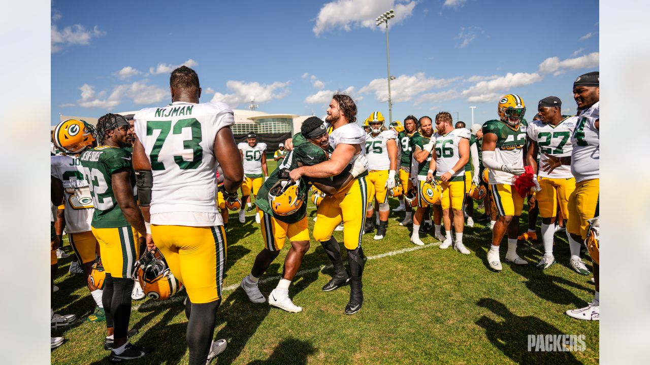 Packers QB Aaron Rodgers describes 'best practice of camp'