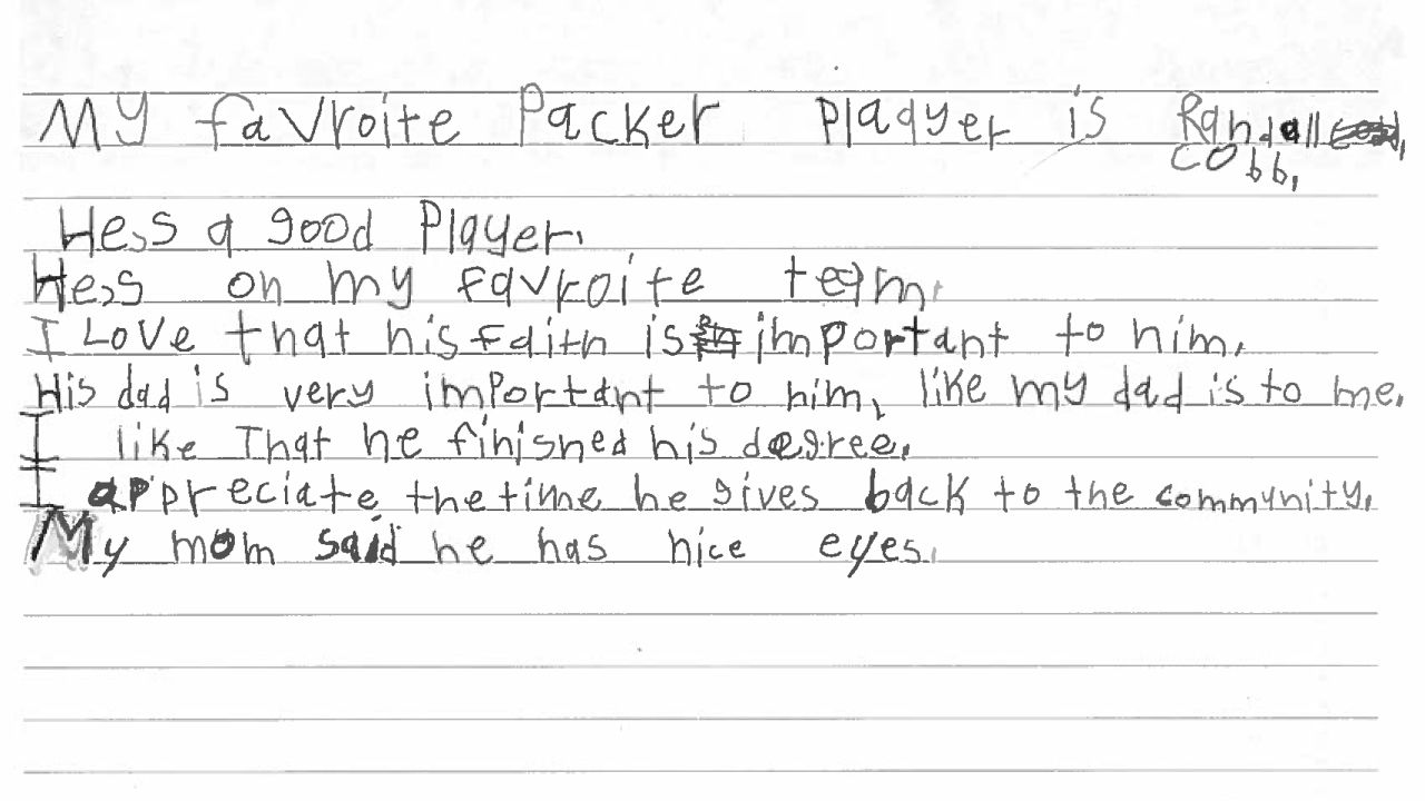 Elija, 7, Richfield, WI