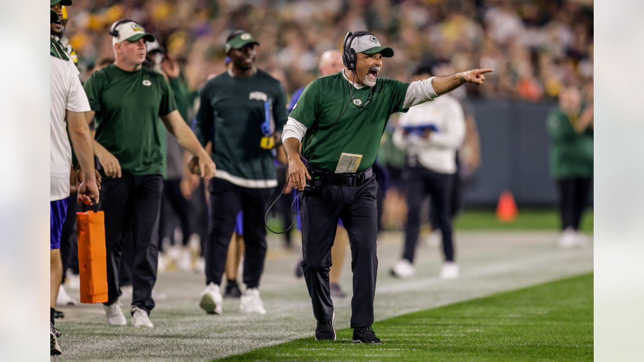 Wes Hodkiewicz on Twitter: Back at Lambeau today for #DALvsGB The featured  Gameday Program players are Aaron Jones (#Packers' Salute to Service  spokesman) and AJ Dillon (Packers vs. Cancer spokesman).   /