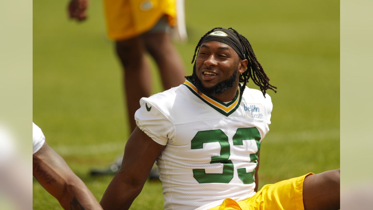 Packers safety Kentrell Brice carted off practice field Monday