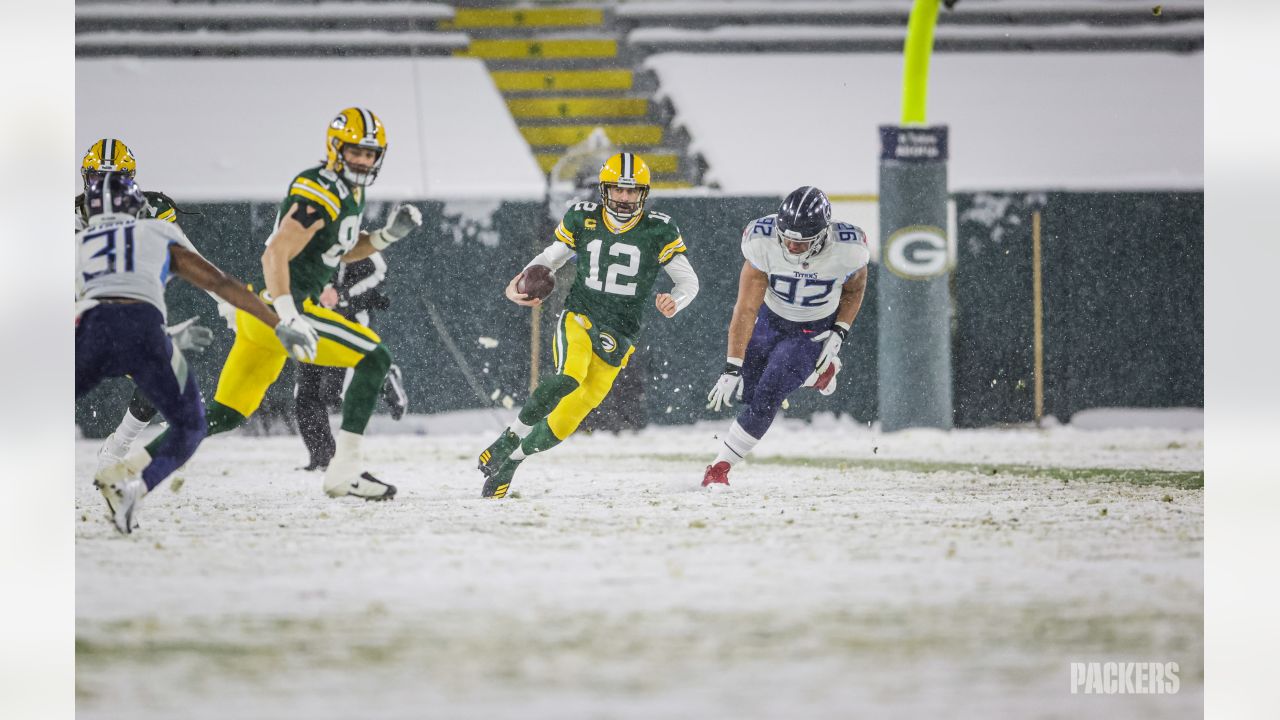 Packers Time Capsule: AJ Dillon plows through the snow in 2020 win over  Titans - Acme Packing Company