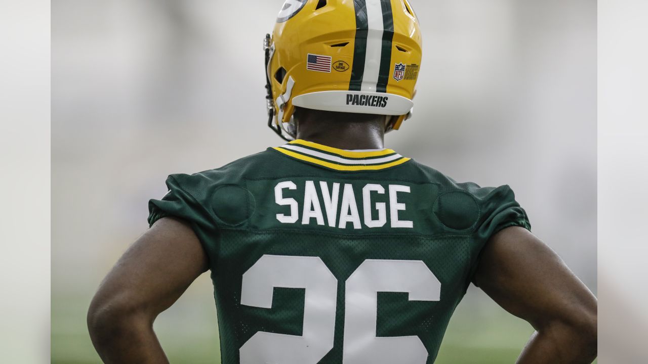 savage green bay packers jersey