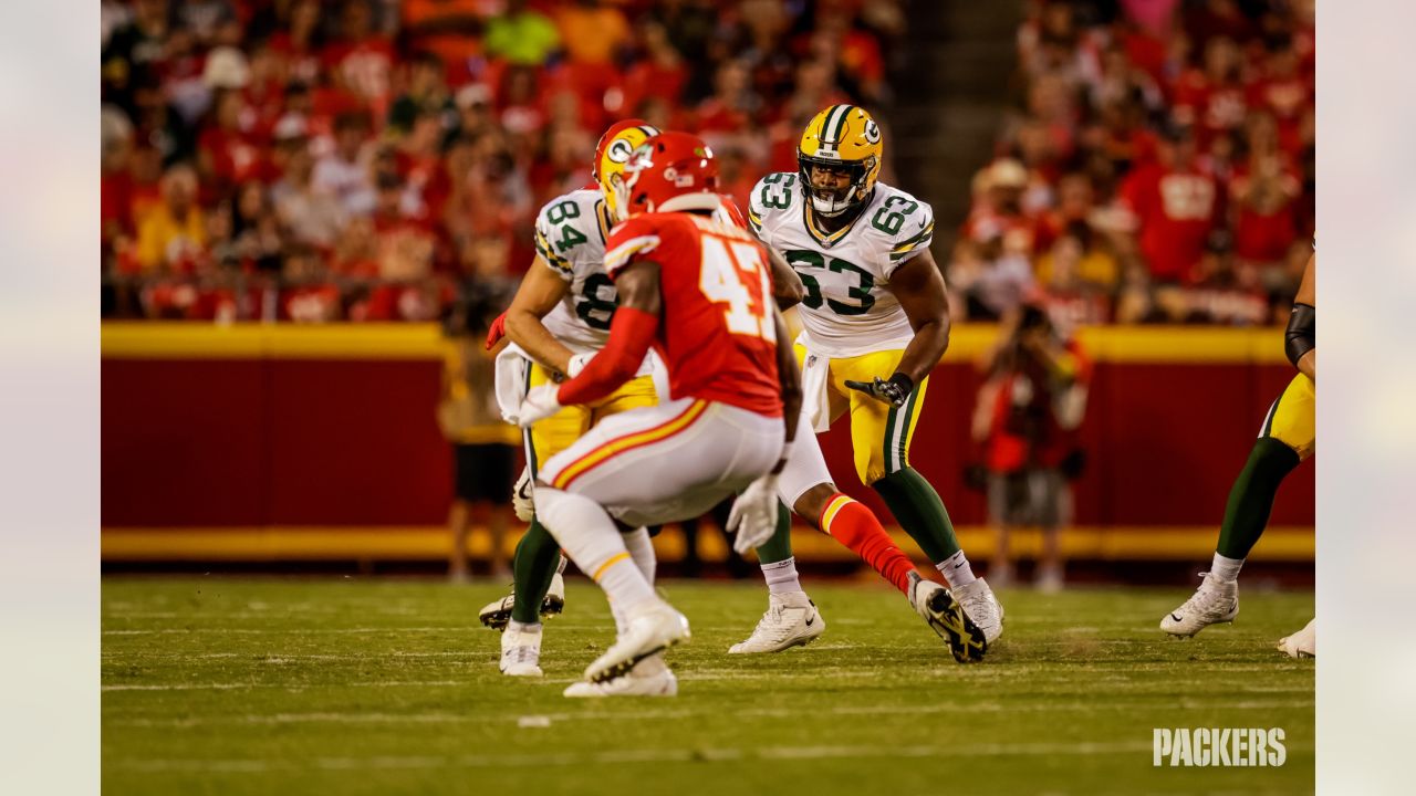 Green Bay Packers quarterback Jordan Love warms up before the start of an NFL  preseason football game between the Kansas City Chiefs and the Green Bay  Packers Thursday, Aug. 25, 2022, in