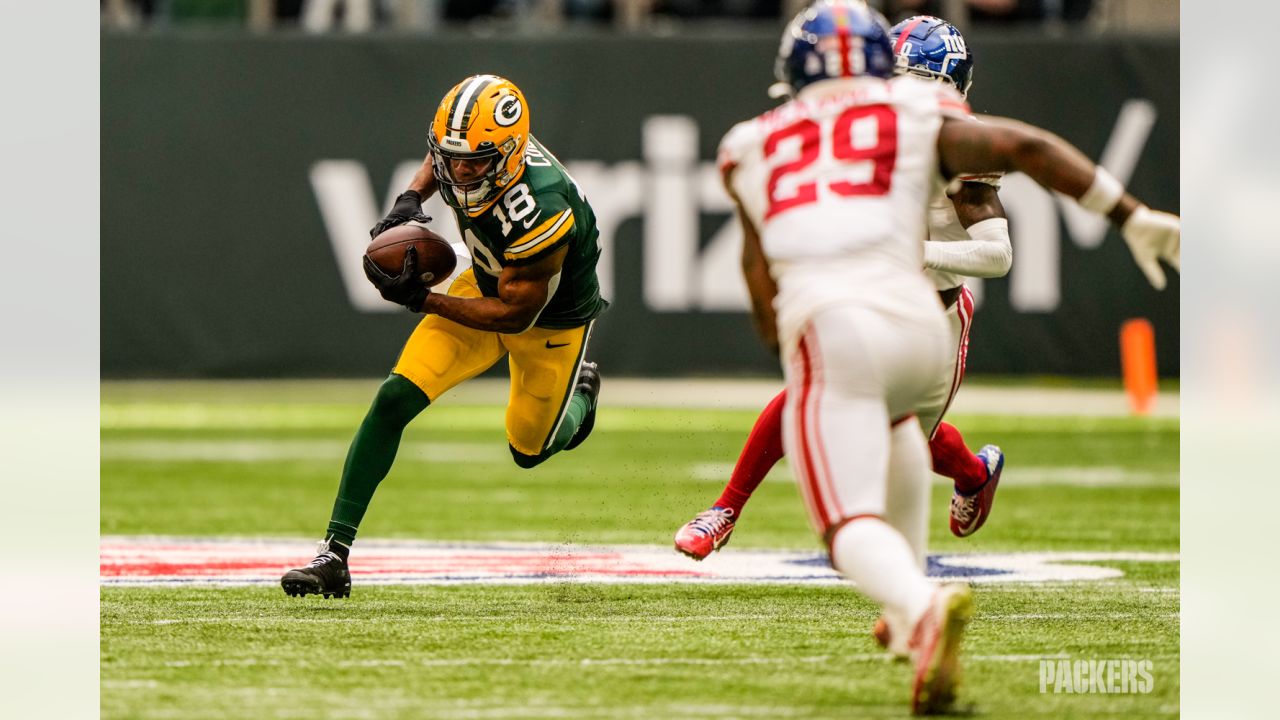 Toe Drag Swag from Packers WR Randall Cobb in London