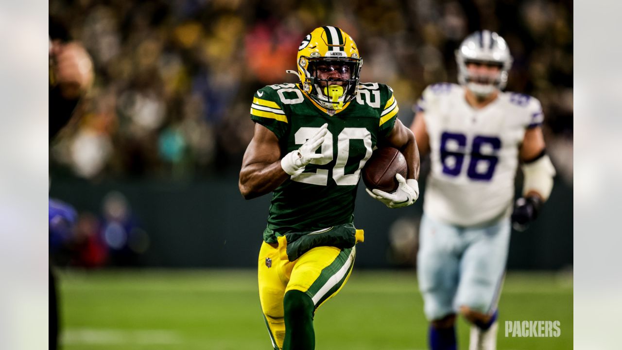 Green Bay Packers safety Rudy Ford (20) in action during the second half of  an NFL football game against the Washington Commanders, Sunday, Oct. 23,  2022, in Landover, Md. (AP Photo/Patrick Semansky