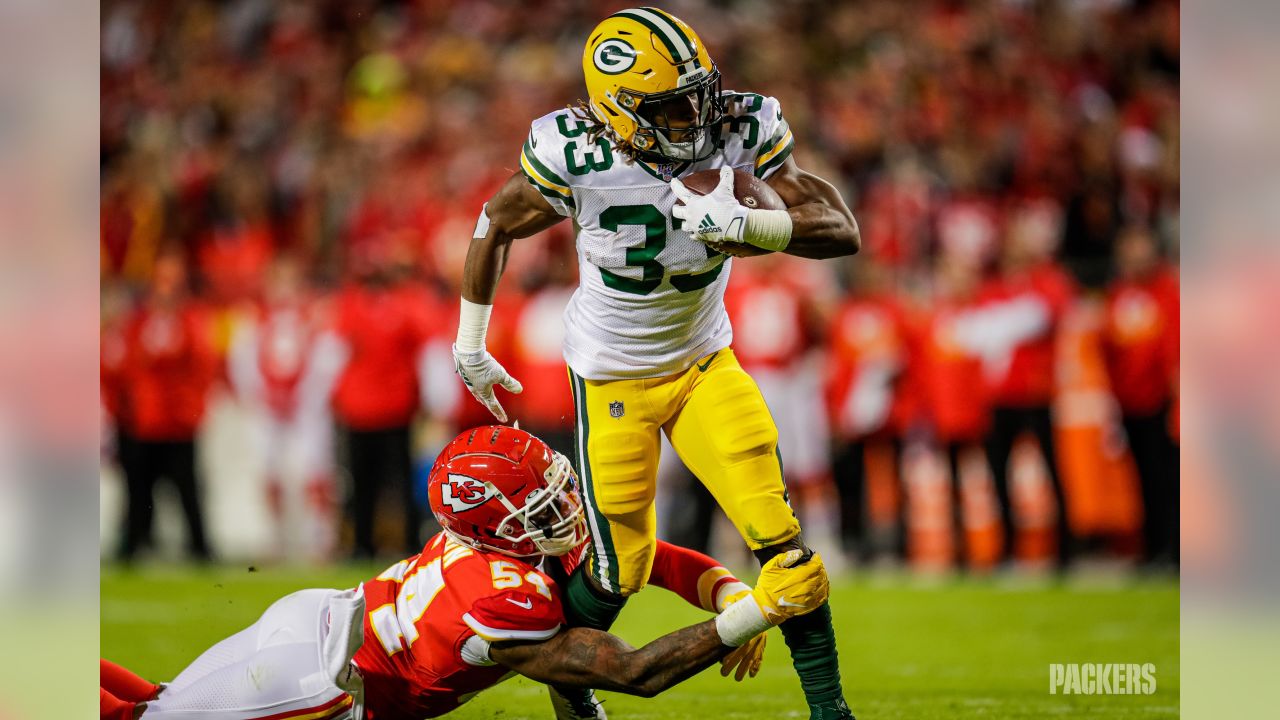 Packers' offense riding Aaron Jones, Jamaal Williams for all they're worth