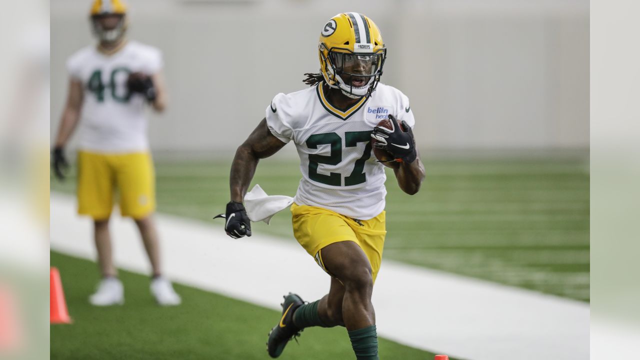 Green Bay Packers first-round draft pick Darnell Savage Jr. during NFL  football rookie orientation camp Friday, May 3, 2019, in Green Bay, Wis.  (AP Photo/Mike Roemer Stock Photo - Alamy