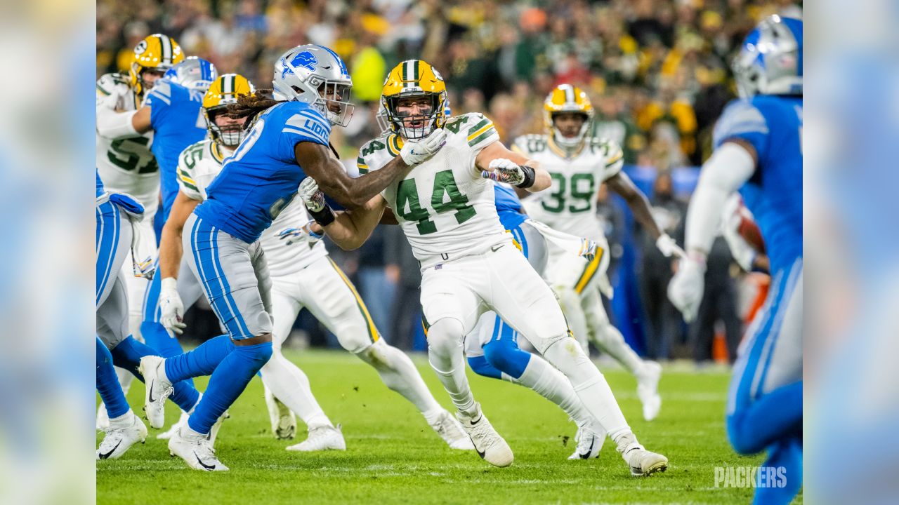 ASHWAUBENON, WI - AUGUST 05: Green Bay Packers wide receiver Allen Lazard  (13) grabs his helmet during Green Bay Packers Family Night at Lambeau  Field, on August 5, 2022 in Green Bay