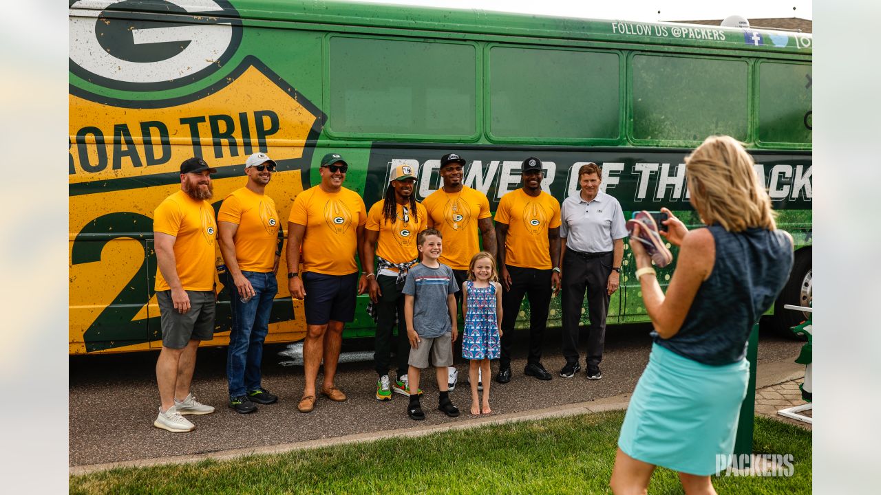 Packers Road Trip: Hudson welcomes alumni on Day 2