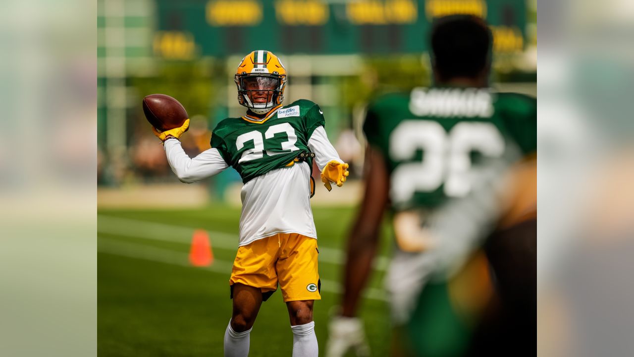 Green Bay Packers running back Jamaal Williams wearing Akatsuki