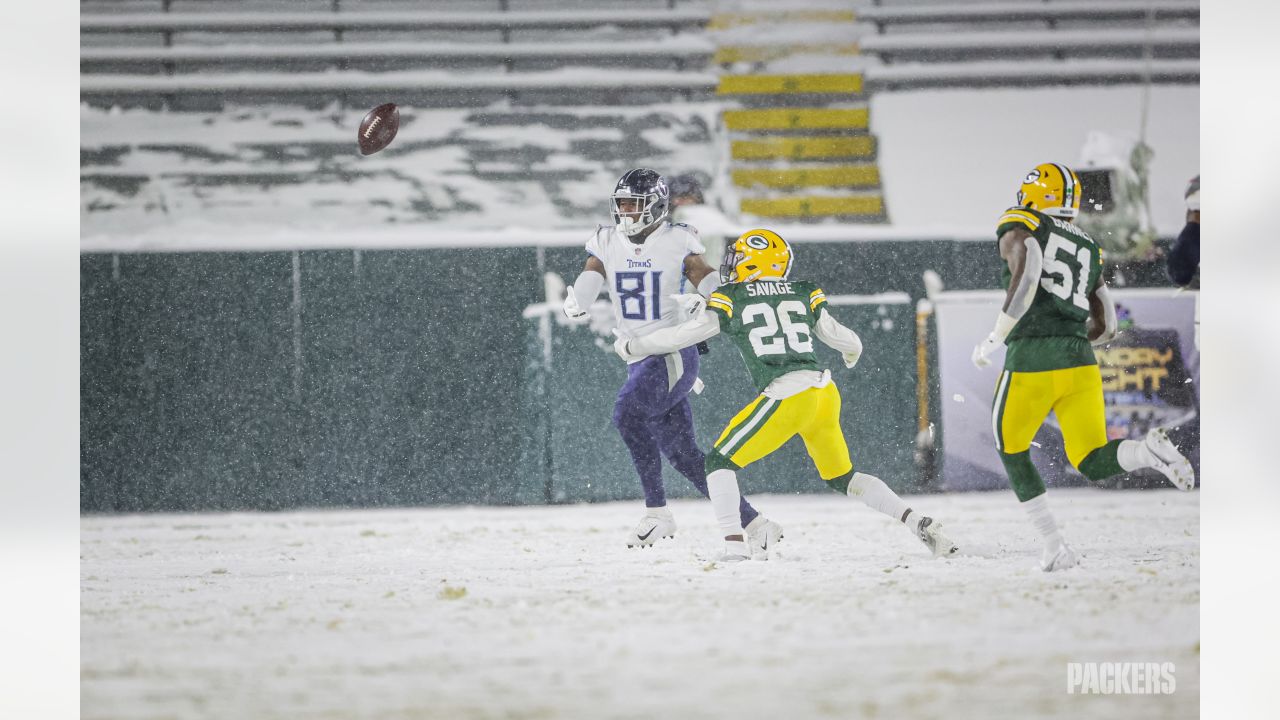 Packers Time Capsule: AJ Dillon plows through the snow in 2020 win over  Titans - Acme Packing Company