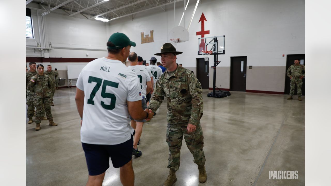 Packers Visit, Connect With Soldiers At Alaskan Military Base