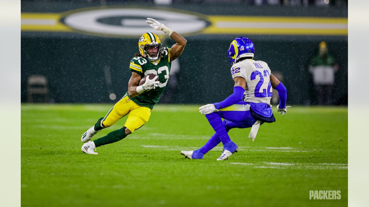 Packers AJ Dillon sustains worrying injury amid big night vs Rams