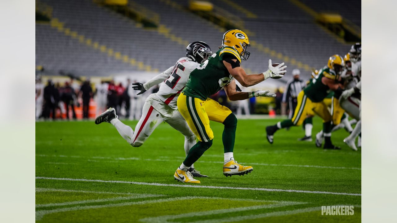 Robert Tonyan Green Bay Packers Unsigned Runs After a Catch