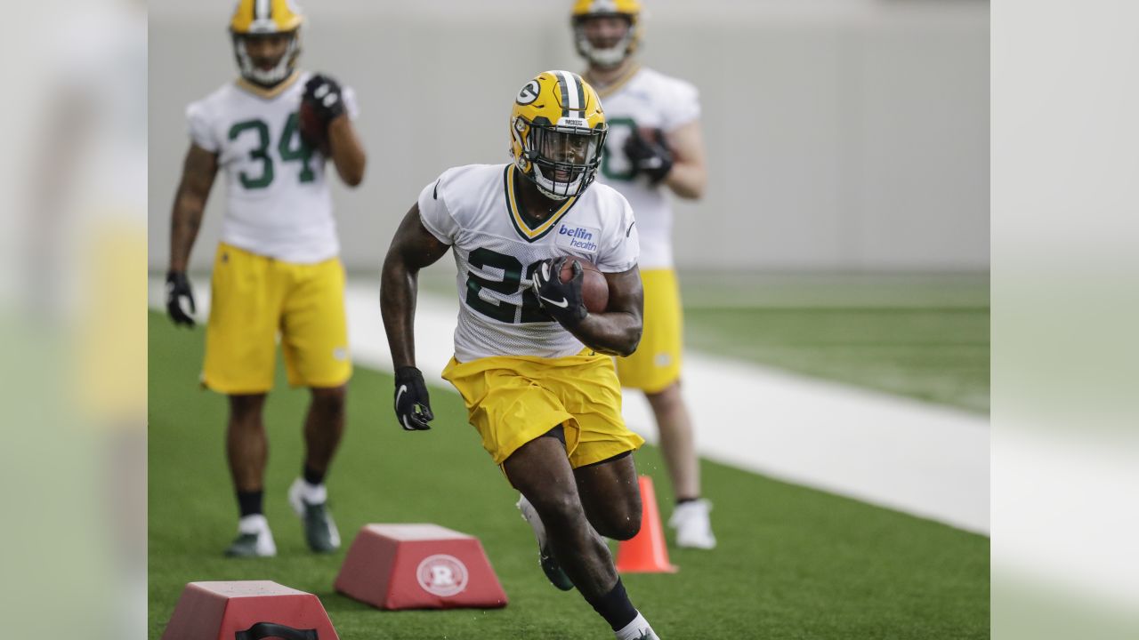 Green Bay Packers first-round draft pick Darnell Savage Jr. during NFL  football rookie orientation camp Friday, May 3, 2019, in Green Bay, Wis.  (AP Photo/Mike Roemer Stock Photo - Alamy