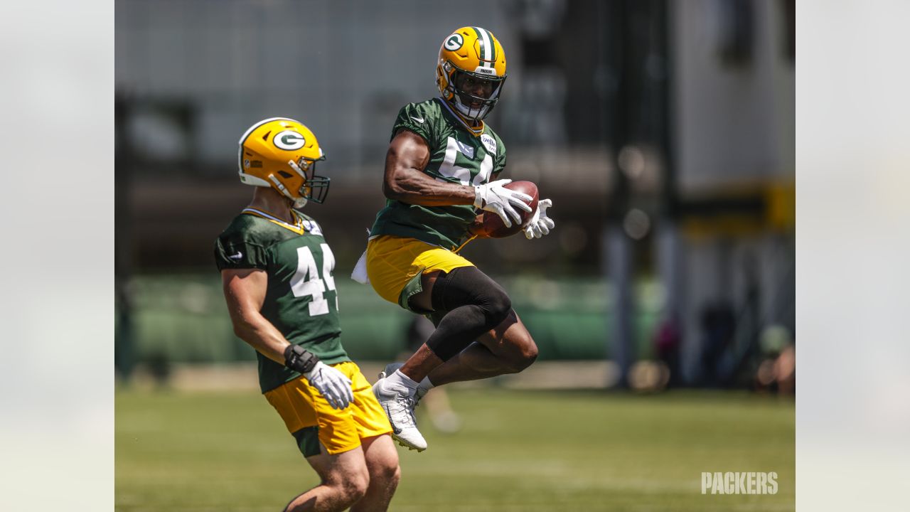 Green Bay Packers cornerback Eric Stokes (21) plays defense during an NFL  football game against the New England Patriots Sunday, Oct. 2, 2022, in Green  Bay, Wis. (AP Photo/Jeffrey Phelps Stock Photo - Alamy