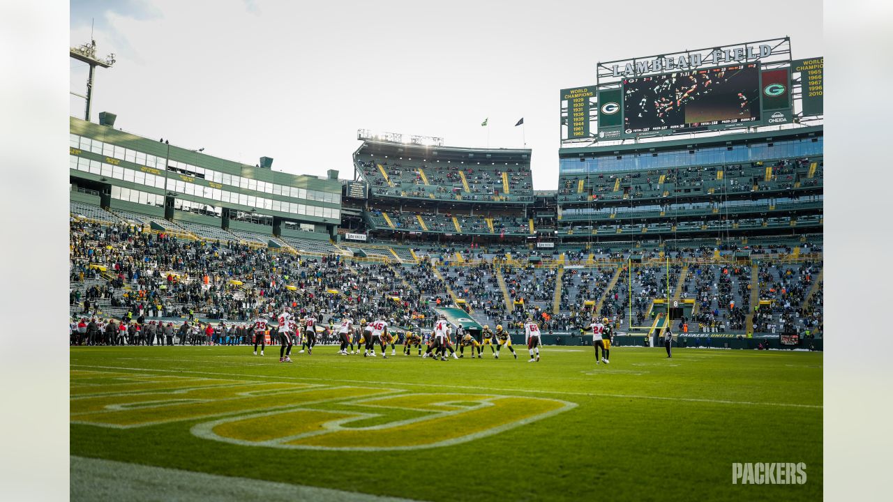 Lambeau Field, section 136, row 57, home of Green Bay Packers, page 1