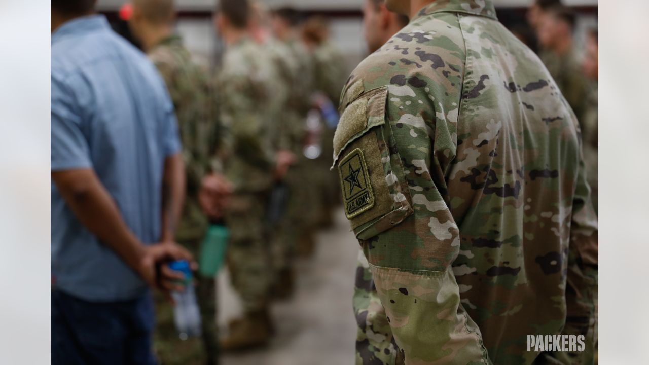 Packers Visit, Connect With Soldiers At Alaskan Military Base