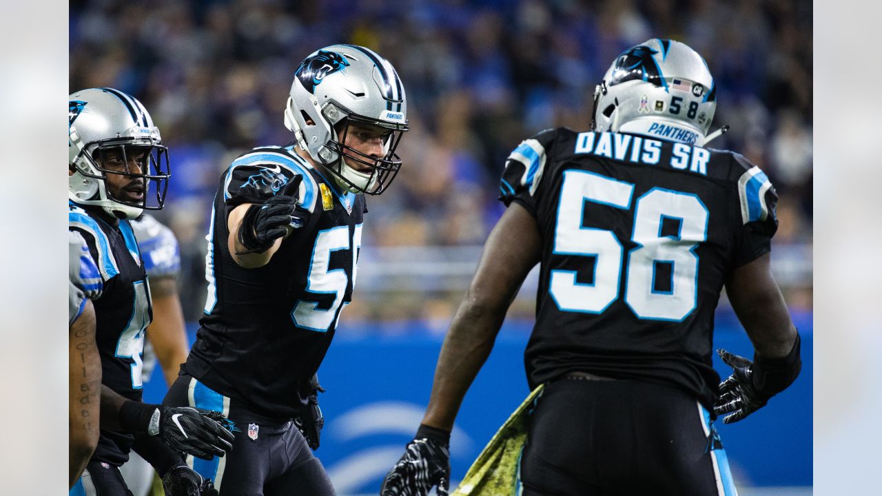 BREAKING: The #Panthers announced this morning that they will be wearing  this Black Alternate helmet on TNF in Week 10 against the…