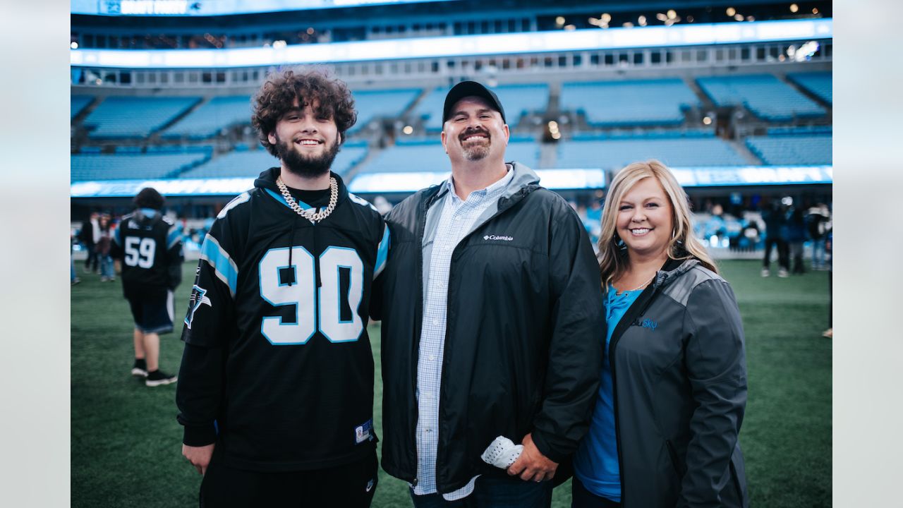 Bryce Young introduced to Panthers fans at Bank of America staidum