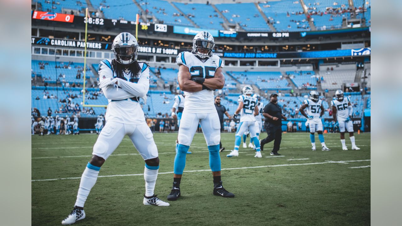 Carolina Panthers quarterback Cam Newton (1) warms up before an NFL  football game against the New Orleans Saints in New Orleans, Sunday, Jan.  2, 2022. (AP Photo/Butch Dill Stock Photo - Alamy