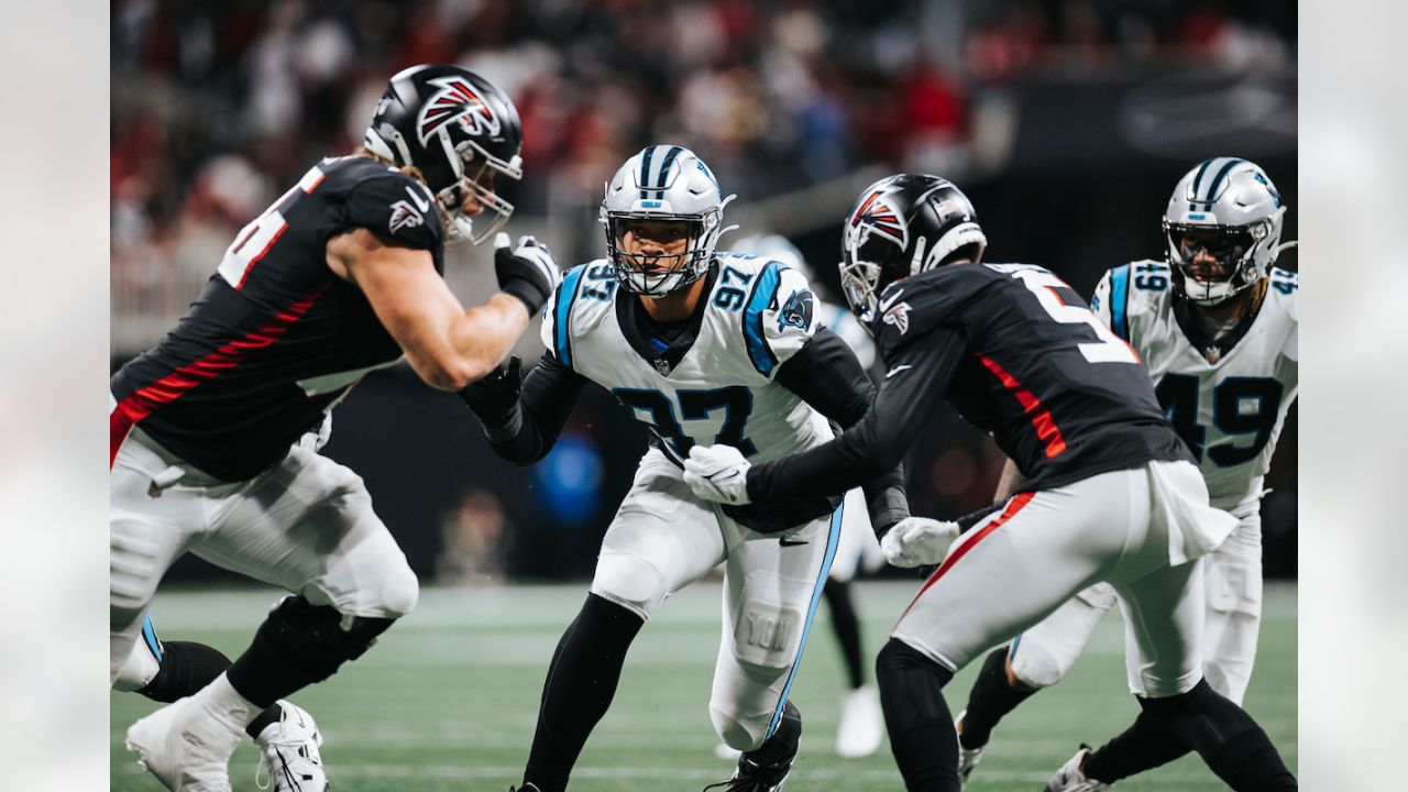 Carolina Panthers run riot over Atlanta Falcons in rain-soaked affair, NFL