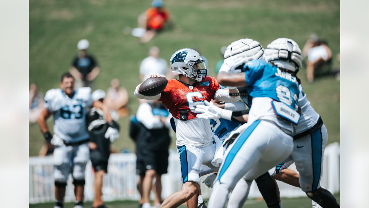 What Baker Mayfield did at the Carolina Panthers' scrimmage on Aug. 6, 2022  