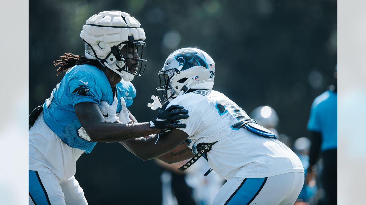 Carolina Panthers fullback Giovanni Ricci (45) runs up field