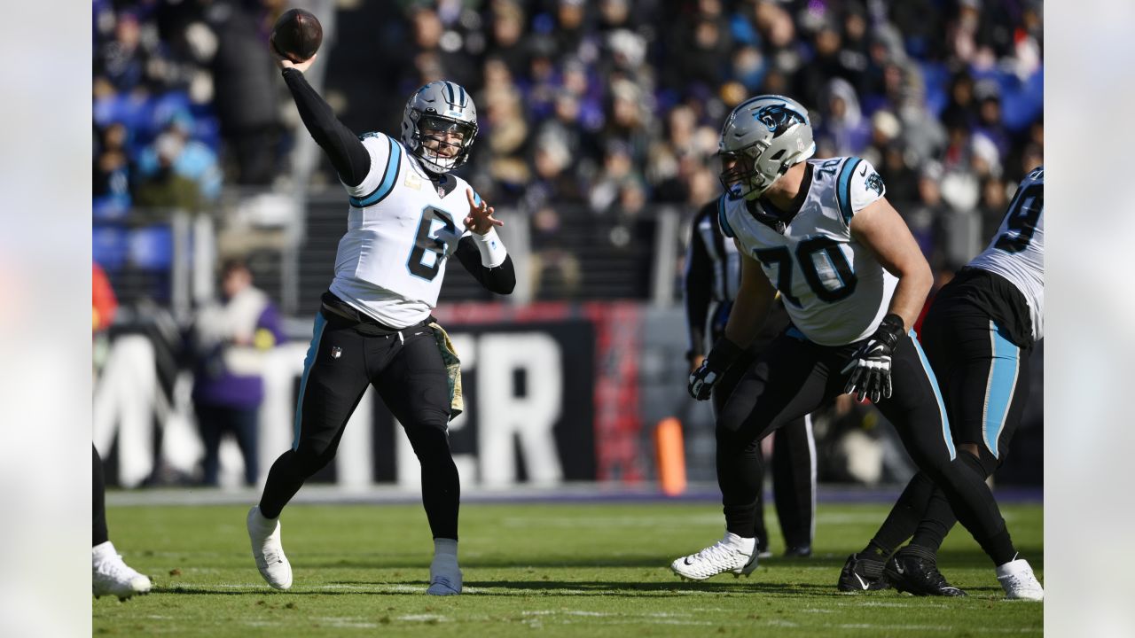 What channel is Carolina Panthers game today vs. Ravens? (11/20