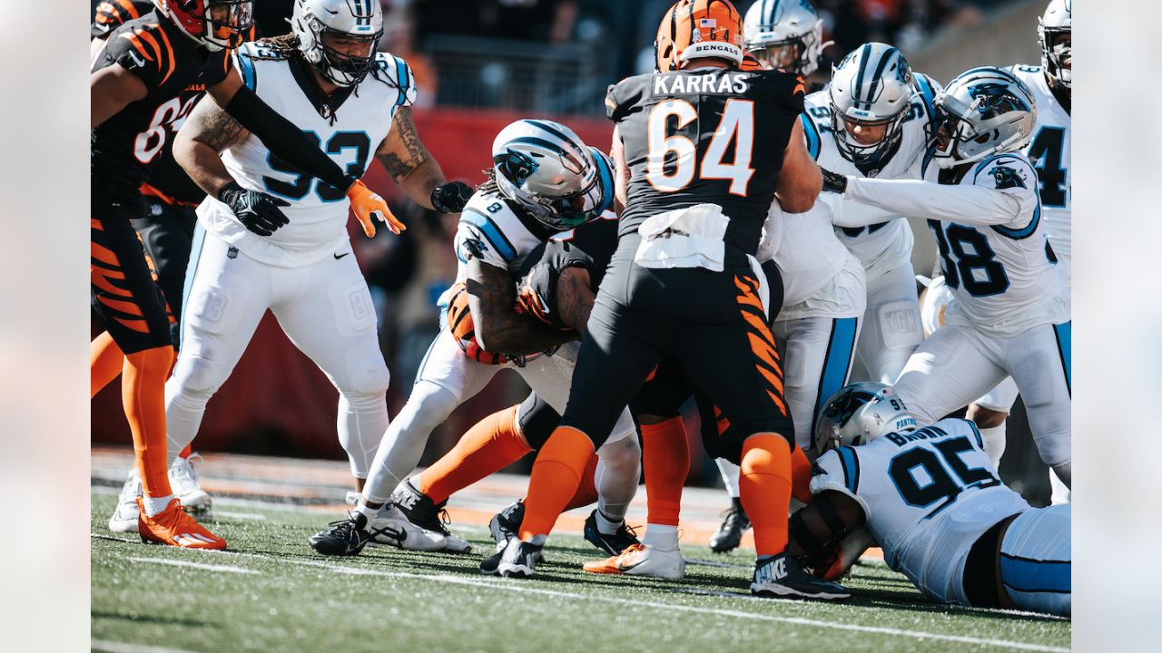 Panthers arrive to take on Bengals in Cincinnati