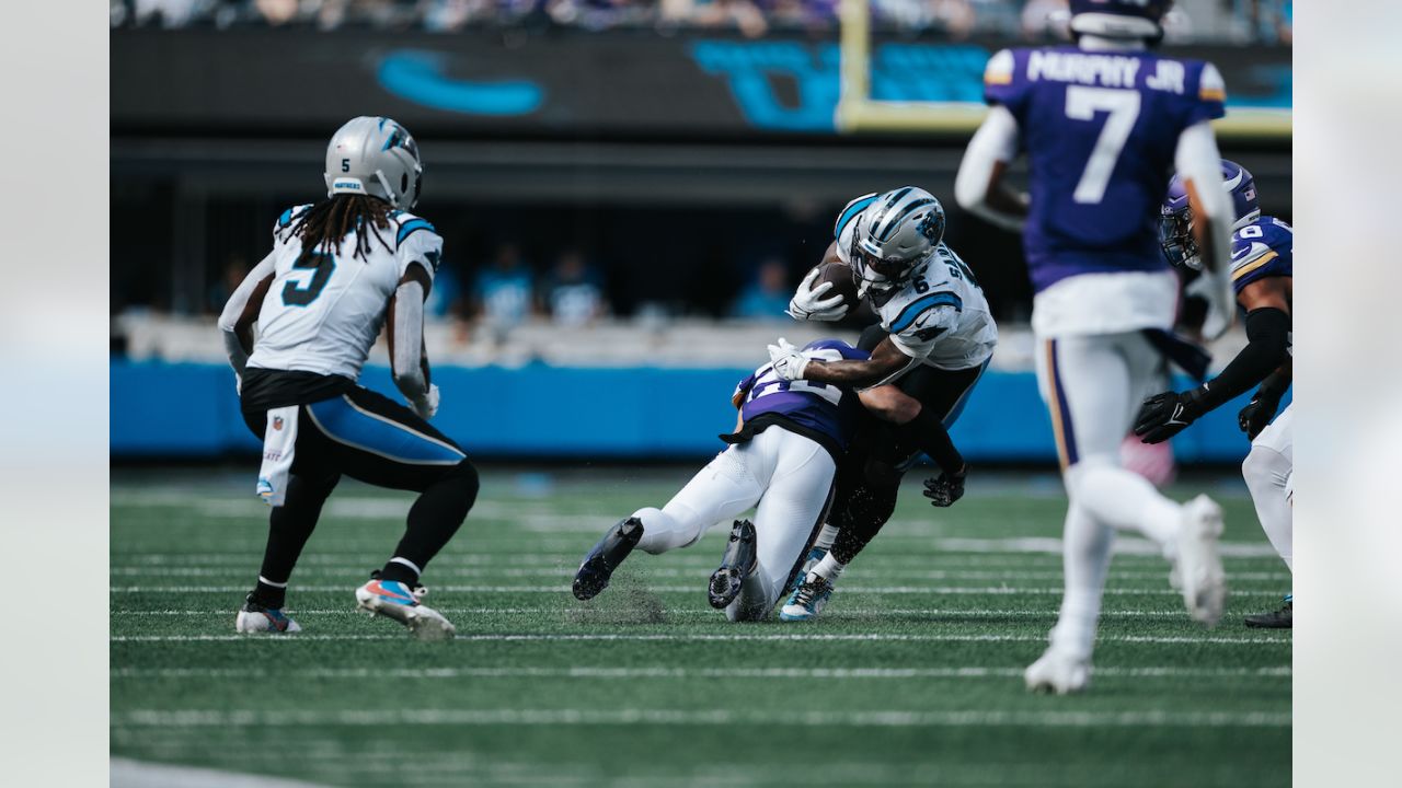 Carolina Panthers shut out in the second half in, 21-13, loss to the  Minnesota Vikings, fall to 0-4