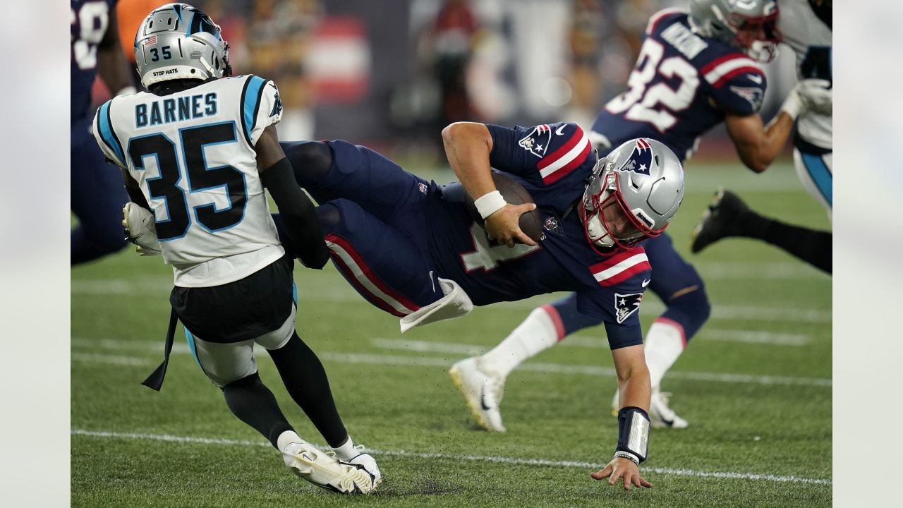 FOXBOROUGH, MA - AUGUST 19: Carolina Panthers wide receiver Ra'Shaun Henry  (13) during an NFL preseason game between the New England Patriots and the Carolina  Panthers on August 19, 2022, at Gillette