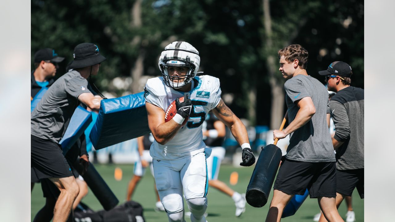 Panthers WR Terrace Marshall Jr. carted from practice with back injury