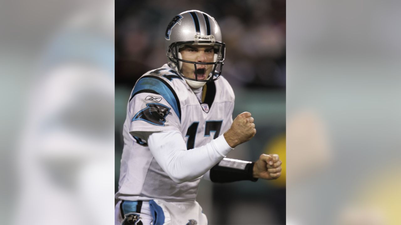 Carolina Panthers cornerback Donte Jackson (26) celebrates after a safety  during an NFL football game against the Philadelphia Eagles, Sunday, Oct.  10, 2021, in Charlotte, N.C. (AP Photo/Brian Westerholt Stock Photo - Alamy